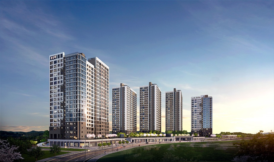 고덕국제신도시 수자인풍경채 1단지